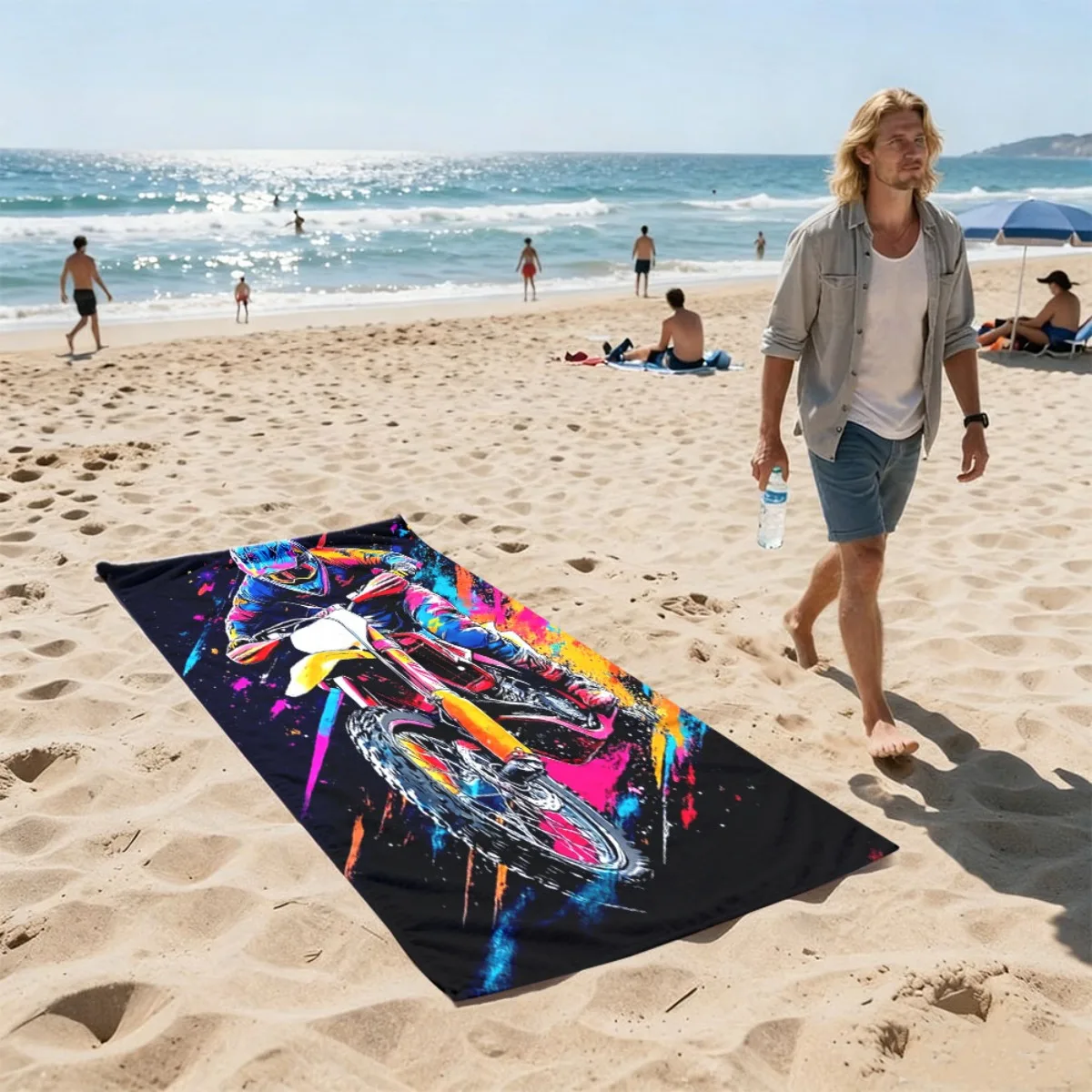 Übergroßes Strandtuch für Dame – Sarong Men Wrap Bewertung und Preis