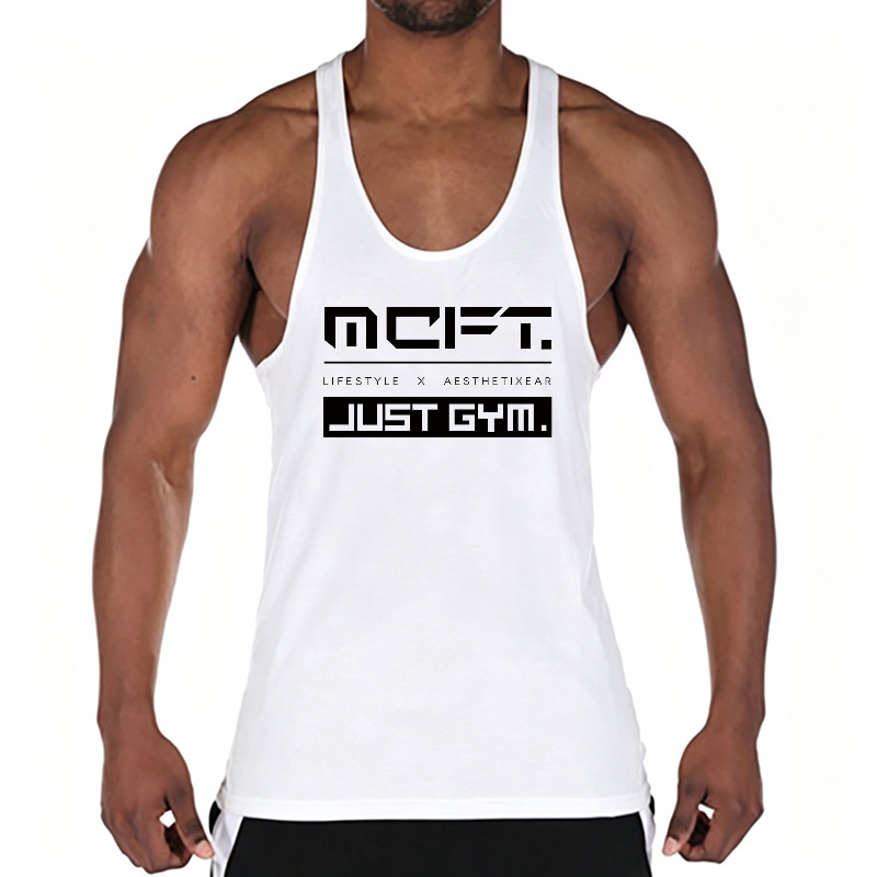 Herren Baumwoll-Gym-Tanktop, W – Tank Top Muscle Bewertung und Preis