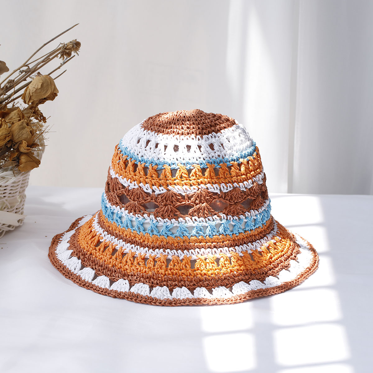 Damen hüte neue Mode Stil Eime – Bucket Hat Straw Bewertung und Preis