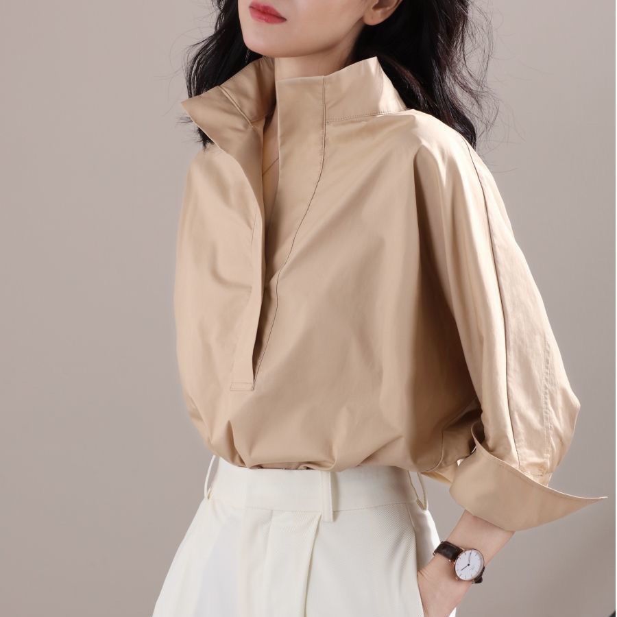 Frühherbst 2023 Damen Locker S – Shirt Camp Collar Bewertung und Preis