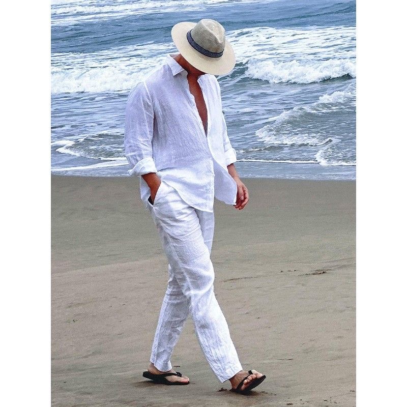 Strandurlaub-Style Herren Baum – Linen Shirt Breathable Bewertung und Preis
