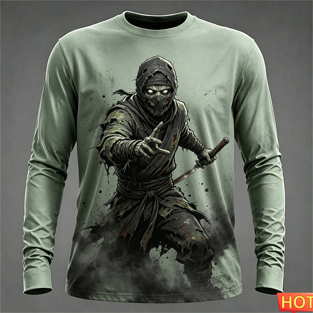 Herbst-Winter Herren Langarm-T – Tee Graphic Print Bewertung und Preis